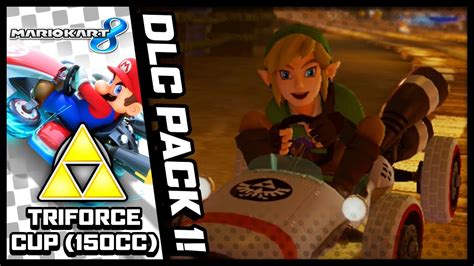 Mario Kart 8 Wii U Dlc Pack 1 Triforce Cup 150cc Youtube