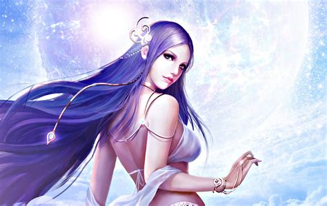 Sfondi Illustrazione Donne Fantasy Art Capelli Lunghi Anime