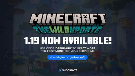 ⛏️ Minecraft 1 19 The Wild Update Is Out Now ⛏️ Shockbyte