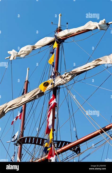 Rolled Up Sails Hi Res Stock Photography And Images Alamy