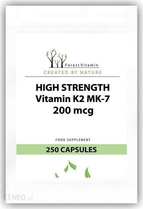 Forest Vitamin Witamina K2 Mk7 200 Mcg 250 Kaps Opinie I Ceny Na