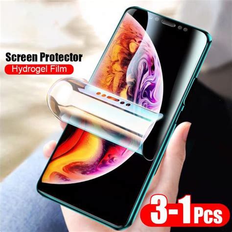 Buy For Oneplus 7 Pro 5 6t 6 5t 1 3 Pcs Hydrogel Film Screen Protector