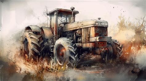 Vermillion Vr Painting Como Pintar Un Tractor Youtube