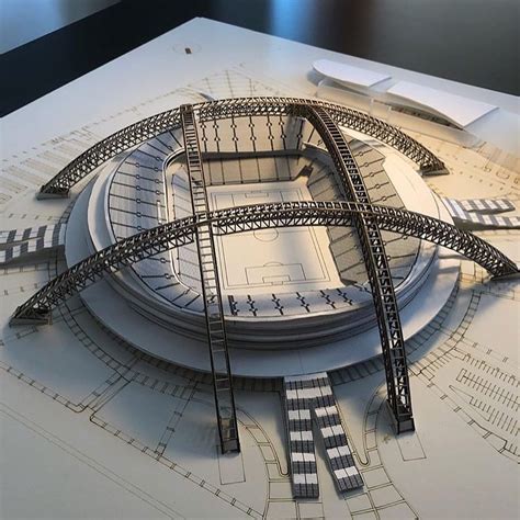 Stadium Design in #Ankara, #Turkey, designed by @bahadirkul,@bkarc #archmodel #archilife # ...