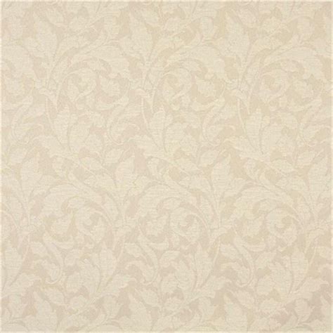 54 In Wide Ivory Floral Leaf Outdoor Indoor Marine Scotchgarded