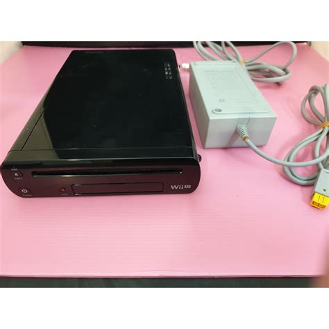 出清價 網路最便宜 無改機 功能完好 任天堂 Wii U 內建32gb 2手原廠 主機 僅附電源線 賣1300 而已 蝦皮購物