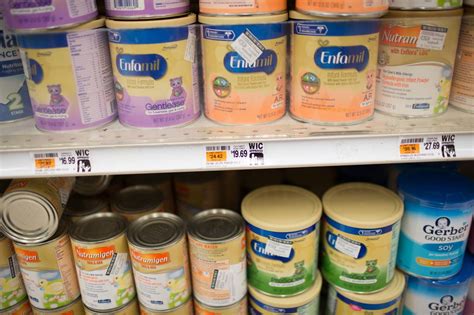 Makers Of Baby Formula Press Their Case On Wic Program Wsj