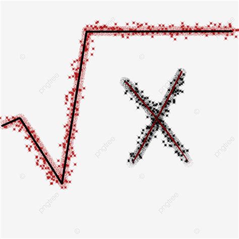 Radical Sign PNG Picture Radical Sign With Red And Black Sparkle Brush