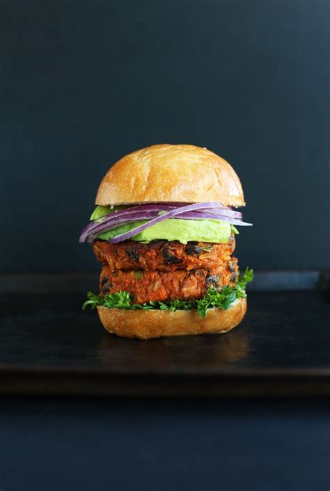 Sweet Potato Black Bean Burger Minimalist Baker Recipes