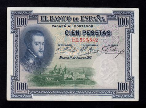 Pesetas Serie E S C Felix Cuquerella