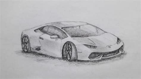 How To Draw A Lamborghini Huracan Youtube