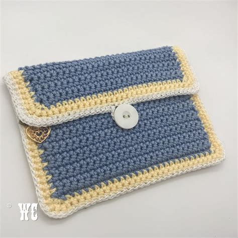 Hand Crochet Wallet Style Pouch In 2024 Crochet Wallet Hand Crochet