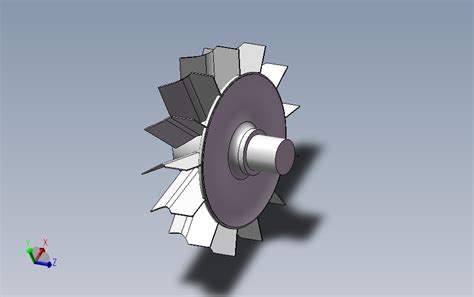 叶轮 Solidworks 2012 模型图纸下载 懒石网