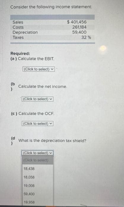 Solved P10 4 Calculating Ocf Lo1 Consider The Following