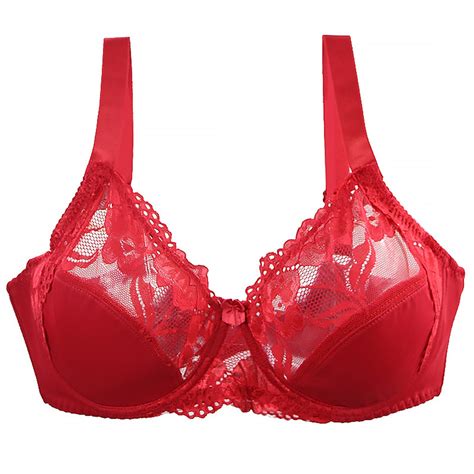 Plus Size Women S Lace Lingerie Set B C D E F Cup Bras With Comfortable Underwear