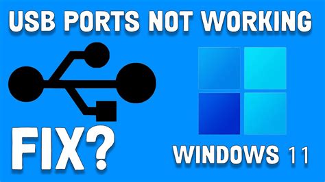 How To Fix Usb Ports Not Working In Windows Solved Youtube