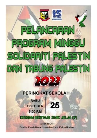 Buku Program Pelancaran Minggu Solidariti Palestin PDF Sweater Saya