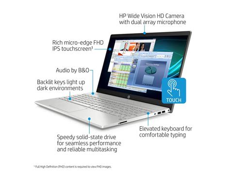 Hp Cs Cl Pavilion Touchscreen Laptop Th Gen Intel Core