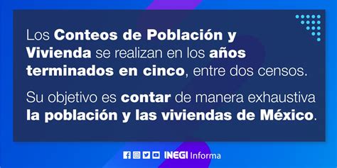 Amai México on Twitter RT INEGI INFORMA Sabes qué es el Conteo de