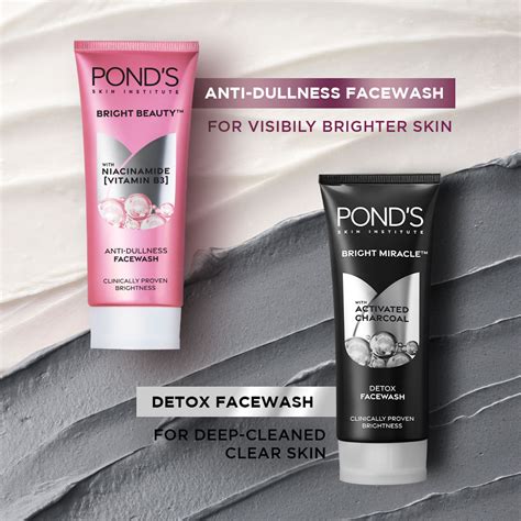 Buy Ponds Pure Detox Anti Pollution Purity Face Wash With Activated