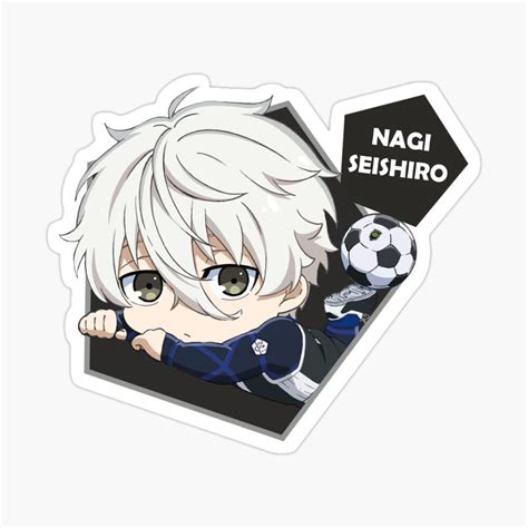 Bluelock Blue Lock Anime Chibi Nagi Seishiro V2 Sticker Anime Stickers Cute Stickers Anime