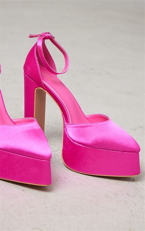 Hot Pink Heels With Diamonds