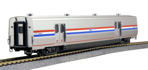 HO Amtrak Viewliner II Baggage Car Phase III Heritage – Kato USA Online ...