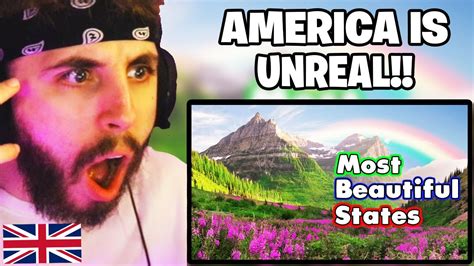 Brit Reacts To 10 Most Naturally Beautiful States In America Youtube