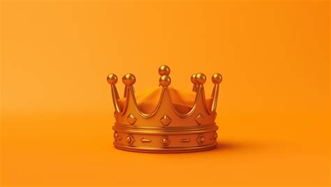 Premium Ai Image A Gold Crown With Gold Beads On It