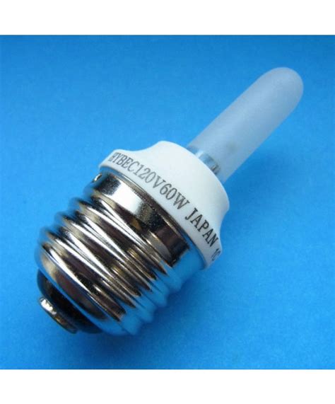 Hybec 2033A HY60W E26 FROSTED 60 Watt T3 Halogen Bulb Single Ended