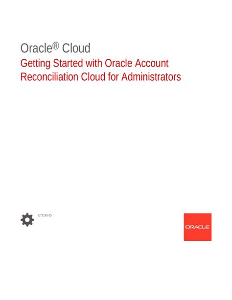 Getting Started With Oracle Account Reconciliation Cloud For Manualzz