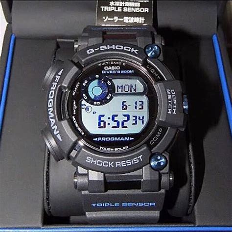 Japan Set BNIB Latest Casio G Shock Frogman GWF D1000B 1JR Blue 100