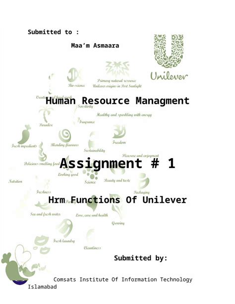 DOC Human Resource Management At Unilever1 DOKUMEN TIPS