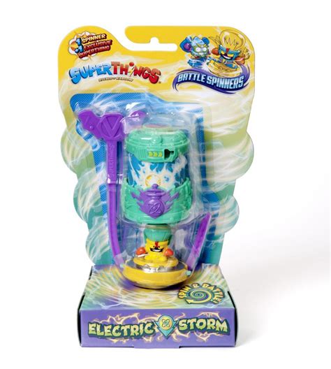 Superthings Battle Spinners Electric Storm Mikeltube