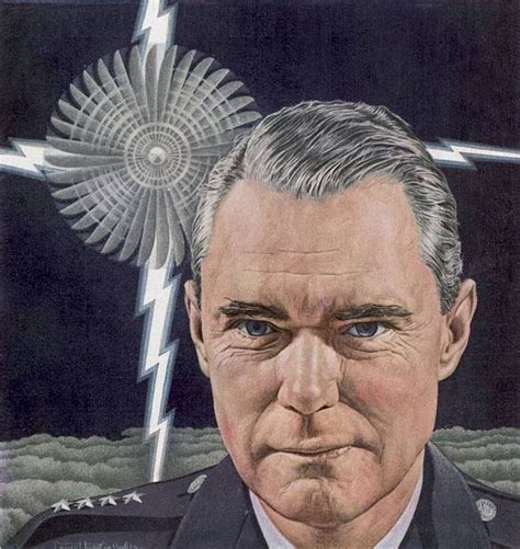 Us Air Force General Hoyt Vandenberg Time Cover Art By Ernest