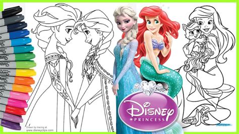 Detail Mewarnai Gambar Frozen Elsa Dan Anna Koleksi Nomer 50