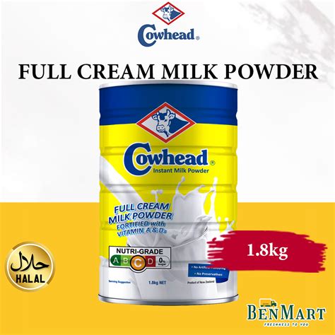 Benmart Dry Cowhead Full Cream Milk Powder Kg Halal New