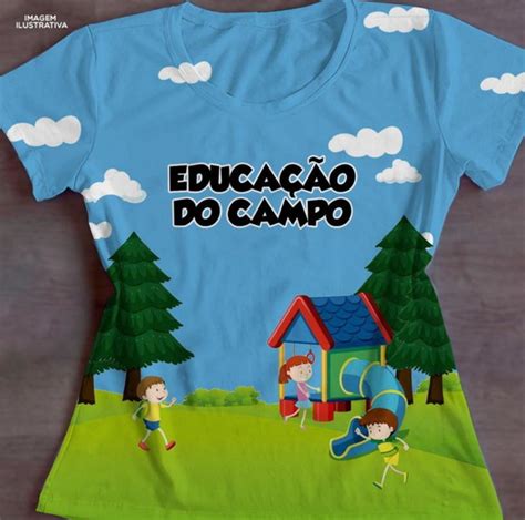 Tshirt Profissao Educacao Em Campo Modelo Baby Look 697 Elo7