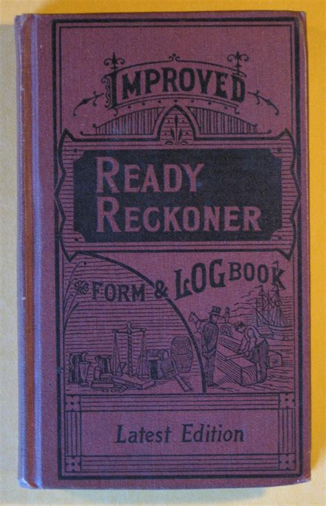The New And Improved Ready Reckoner And Log Book 1943 By Pistilbooks