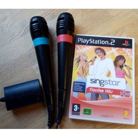 Singstar Pakke Med Adapter To Mikrofoner Og Norske Hits Playstation