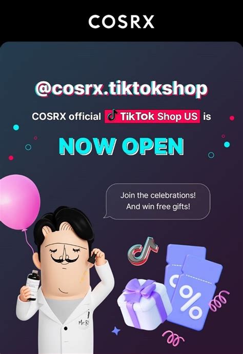 Cosrx Launches Us Tiktok Shop Inviting Fans To Join The Cosrx