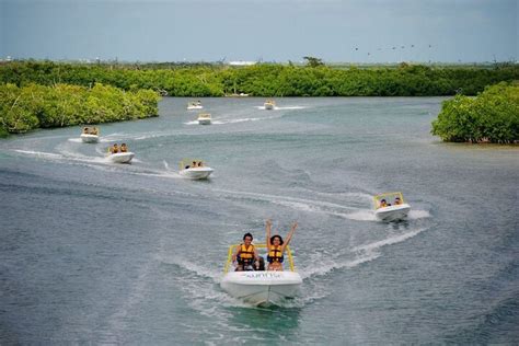 Nichupt Lagoon Speedboat Tour Exhilarating Journey Through Mangroves