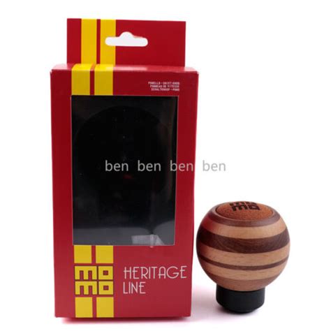 Momo Targa Heritage Mahogany Wood Manual Gear Shift Knob Layered And