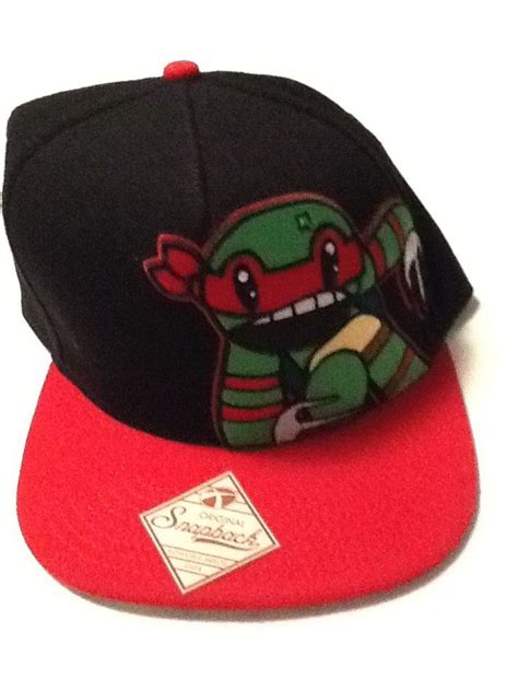 Tmnt Teenage Mutant Ninja Turtles Hat Cap Snapback Red Comics Costume