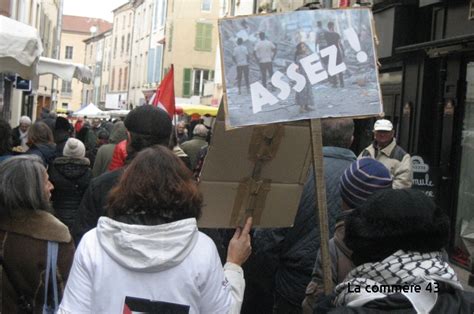 La mobilisation se poursuit à Brioude pour un cessez le feu à Gaza La