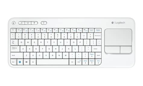 Teclado Logitech Wireless Touch K400 Blanco