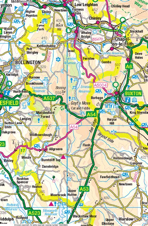 Discovering The Beauty Of Peak District With The Map Of Peak District