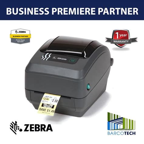 Zebra GK420T Direct Thermal Thermal Transfer Barcode Desktop Barcode