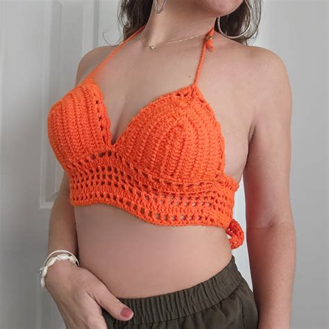 Crochet Cropped Tops Ritarosabeachwear™