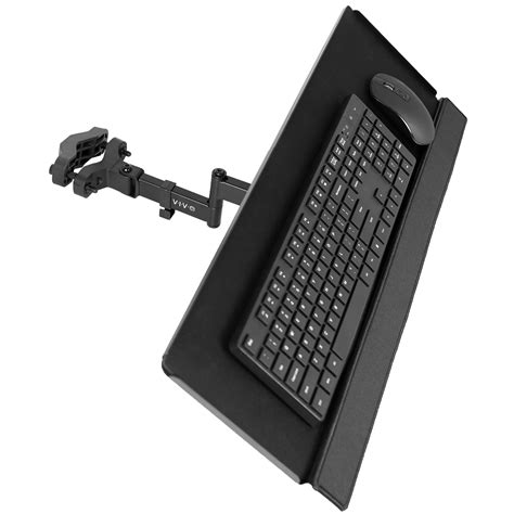 Vivo Steel Universal Full Motion Pole Mount 26 Inch Keyboard And Mouse